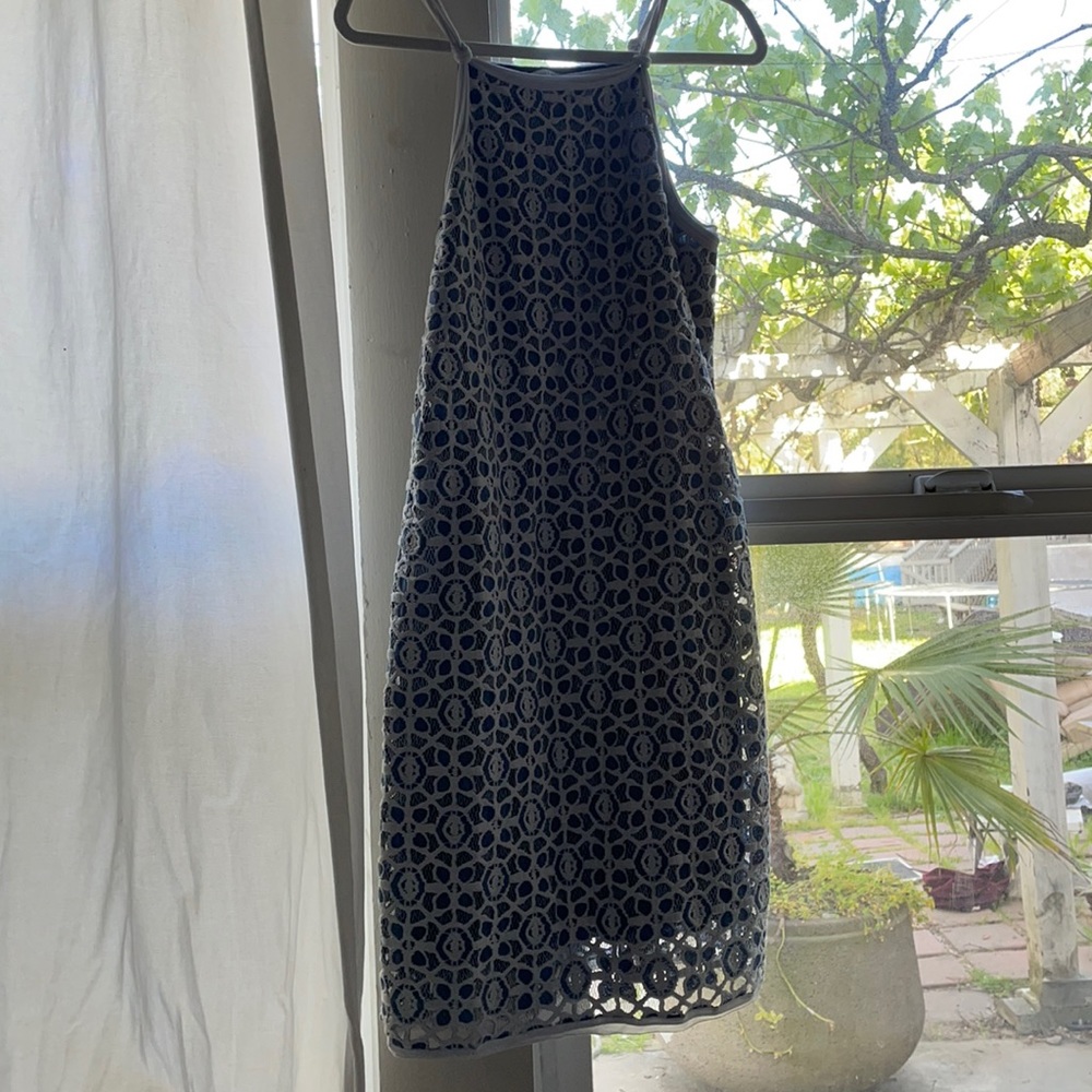 White and Blue Dress